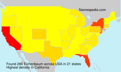 Surname Eichenbaum in USA Surname Eichenbaum in USA