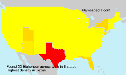 Surname Eichenour in USA Surname Eichenour in USA