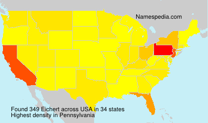 Surname Eichert in USA Surname Eichert in USA