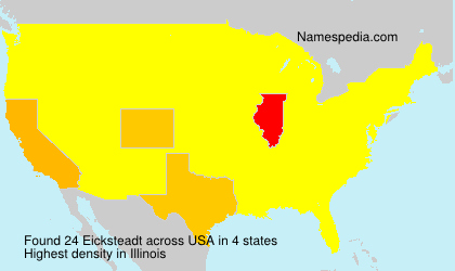Surname Eicksteadt in USA Surname Eicksteadt in USA