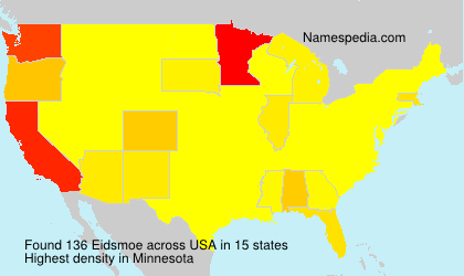 Surname Eidsmoe in USA Surname Eidsmoe in USA