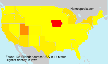 Surname Eilander in USA Surname Eilander in USA
