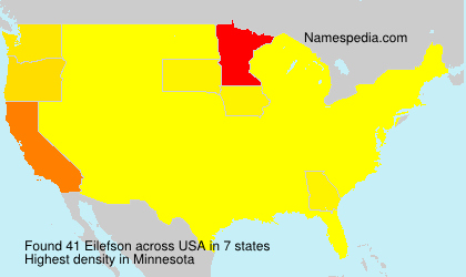 Surname Eilefson in USA Surname Eilefson in USA