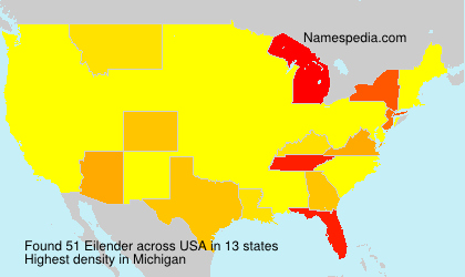 Surname Eilender in USA Surname Eilender in USA