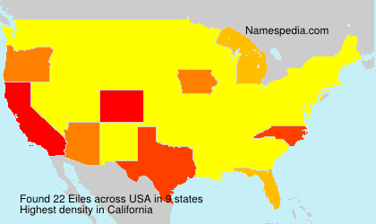 Surname Eiles in USA Surname Eiles in USA