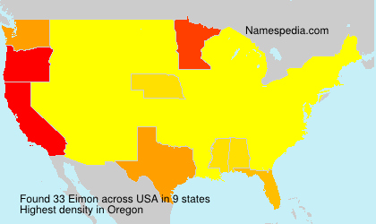 Surname Eimon in USA Surname Eimon in USA