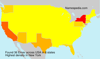 Surname Einav in USA Surname Einav in USA