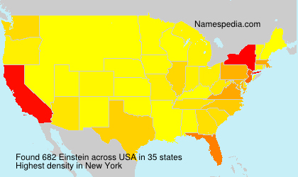 Surname Einstein in USA Surname Einstein in USA
