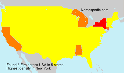 Surname Eirc in USA Surname Eirc in USA