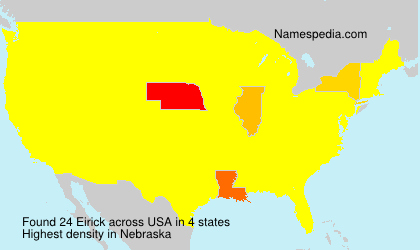 Surname Eirick in USA