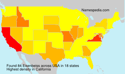 Surname Eisenbeiss in USA Surname Eisenbeiss in USA