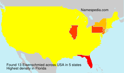Surname Eisenschmied in USA Surname Eisenschmied in USA