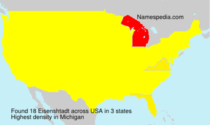 Surname Eisenshtadt in USA Surname Eisenshtadt in USA