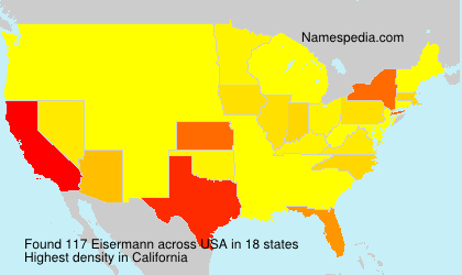 Surname Eisermann in USA Surname Eisermann in USA