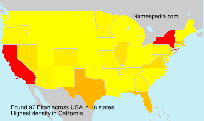 Surname Eitan in USA Surname Eitan in USA