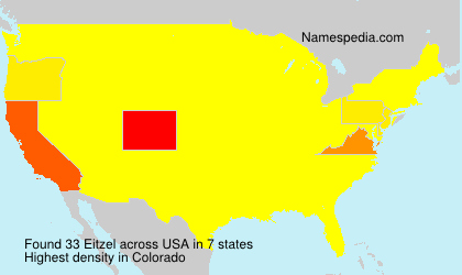 Surname Eitzel in USA Surname Eitzel in USA