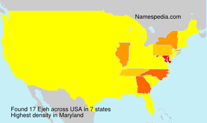 Surname Ejeh in USA Surname Ejeh in USA