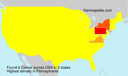 Surname Ejemai in USA Surname Ejemai in USA