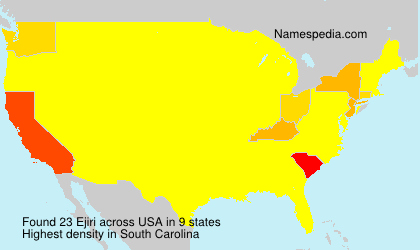 Surname Ejiri in USA Surname Ejiri in USA