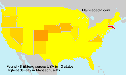 Surname Ekborg in USA Surname Ekborg in USA