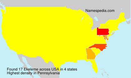 Surname Ekeleme in USA Surname Ekeleme in USA