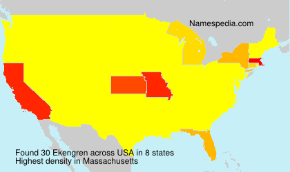 Surname Ekengren in USA Surname Ekengren in USA