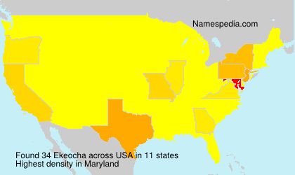 Surname Ekeocha in USA Surname Ekeocha in USA