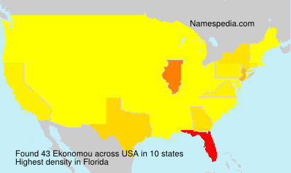 Surname Ekonomou in USA Surname Ekonomou in USA