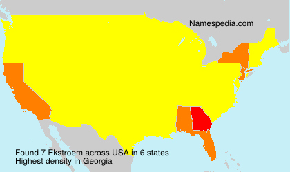Surname Ekstroem in USA Surname Ekstroem in USA