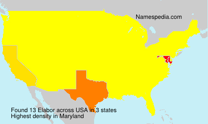 Surname Elabor in USA Surname Elabor in USA