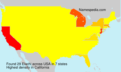 Surname Elachi in USA Surname Elachi in USA