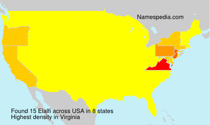 Surname Elalfi in USA Surname Elalfi in USA