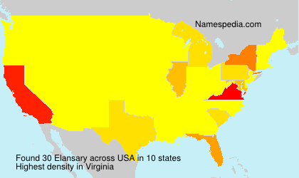 Surname Elansary in USA Surname Elansary in USA