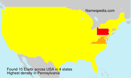 Surname Elarbi in USA Surname Elarbi in USA