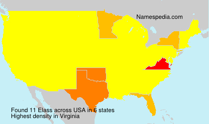 Surname Elass in USA Surname Elass in USA