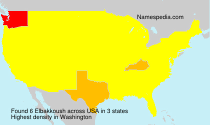 Surname Elbakkoush in USA Surname Elbakkoush in USA