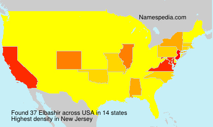 Surname Elbashir in USA Surname Elbashir in USA