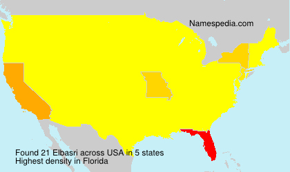 Surname Elbasri in USA Surname Elbasri in USA