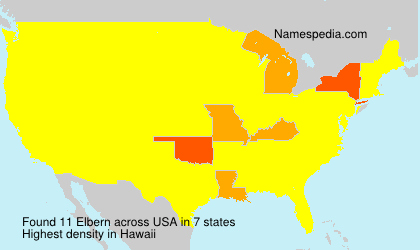 Surname Elbern in USA Surname Elbern in USA