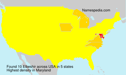Surname Elbeshir in USA Surname Elbeshir in USA