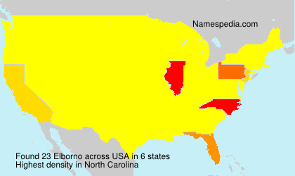 Surname Elborno in USA