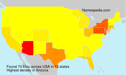 Surname Elco in USA