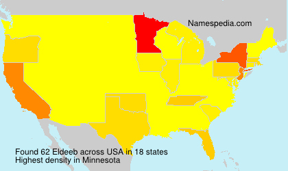 Surname Eldeeb in USA Surname Eldeeb in USA