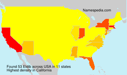 Surname Eldib in USA Surname Eldib in USA