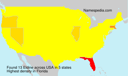 Surname Eldine in USA Surname Eldine in USA