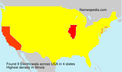 Surname Electricwala in USA
