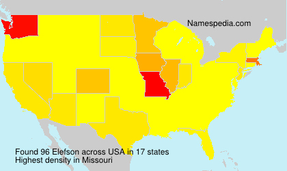 Surname Elefson in USA Surname Elefson in USA