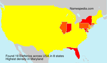 Surname Elefterios in USA Surname Elefterios in USA