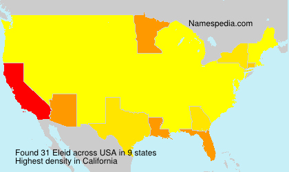 Surname Eleid in USA Surname Eleid in USA