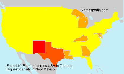 Surname Element in USA Surname Element in USA